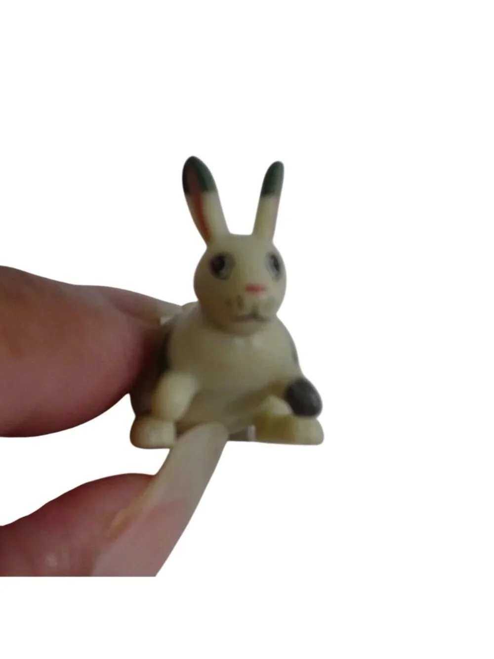Roblox Miniature Rabbit Figure Cream Green Collectible Toy Animal 1 inch